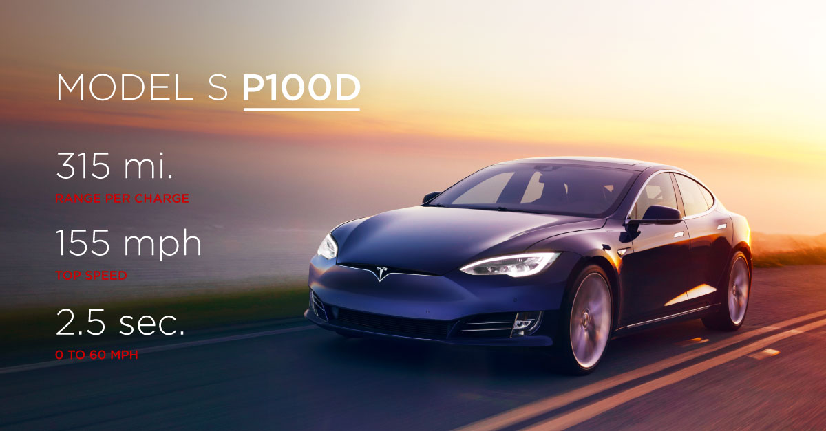 Tesla Model S P100D: the fastest serial car from 0 to 100 km/h?