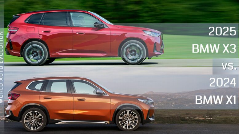 BMW X3 vs BMW X1 comparison